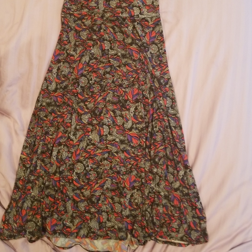 LuLaRoe Maxi Skirt Size M...Multicolor